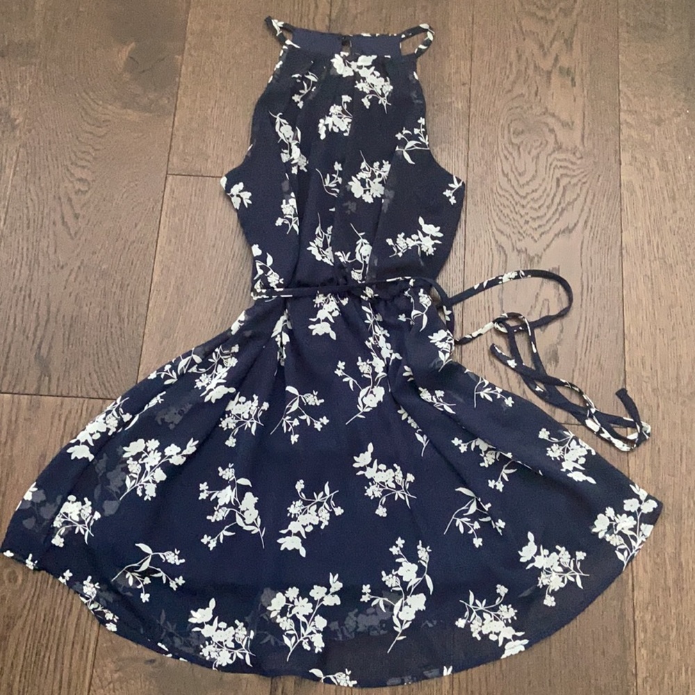 floral mini dress
